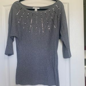WHBM Gray Sweater